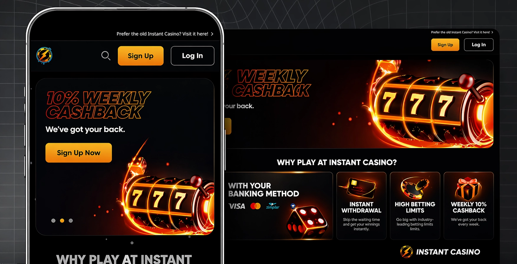 Instant Casino utan svensk licens – välkomstbonus och spelutbud